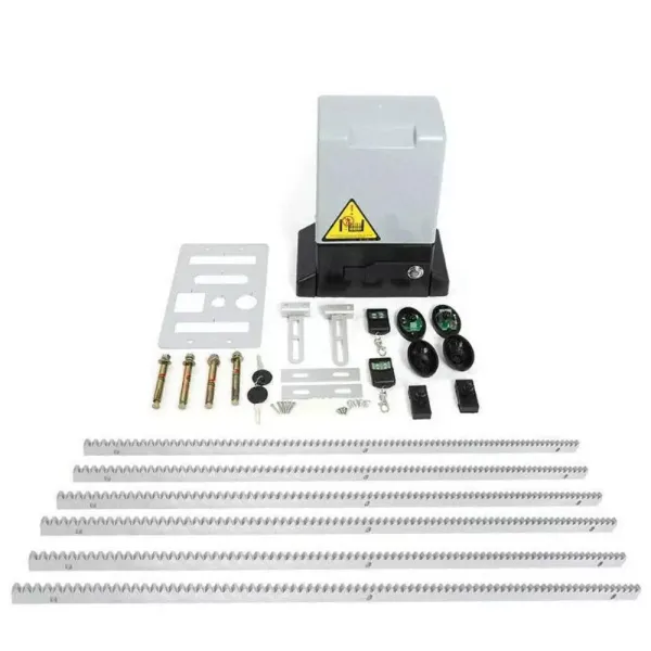 CNCEST 230V 750W 1800KG schuifdeurmotor elektrische garagedeur + 2 afstandsbedieningen CNCEST 230V 750W 1800KG schuifdeurmotor elektrische garagedeur + 2 afstandsbedieningen