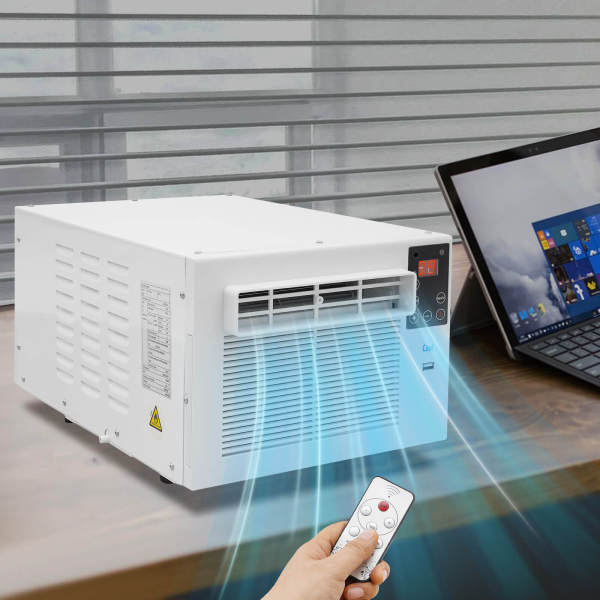 Draagbare airconditioner, mini-luchtkoeler, kleine airconditioner, 330 W, raamairconditioner