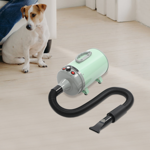Pet Hair Dryer, Electric Dog Cat Hair Dryer, Pet Drying Machine with 4 Nozzles - Green Pet Hair Dryer, Electric Dog Cat Hair Dryer, Pet Drying Machine with 4 Nozzles - Green