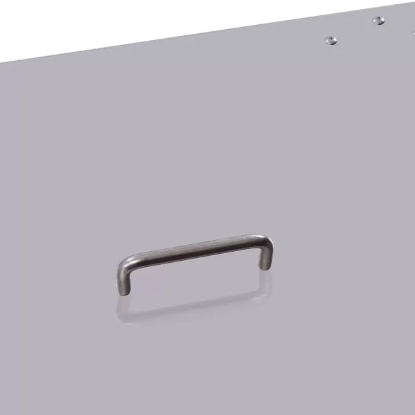 Hitteschild voor buitenvuurplaats, hitte naar beneden en naar buiten, roestvrij staal, met handvat Hitteschild voor buitenvuurplaats, hitte naar beneden en naar buiten, roestvrij staal, met handvat