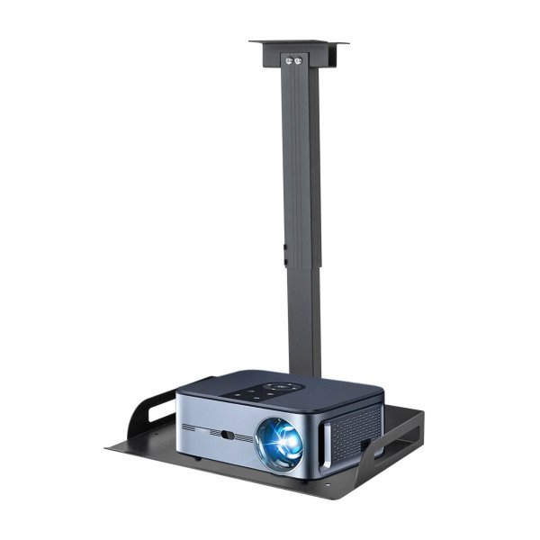 Universele projectorstandaard, in hoogte verstelbaar, 34-56 cm, ladegrootte: 35*22 cm, draagvermogen: 14 kg, zwart