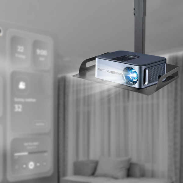 Universele projectorstandaard, in hoogte verstelbaar, 34-56 cm, ladegrootte: 35*22 cm, draagvermogen: 14 kg, zwart Universele projectorstandaard, in hoogte verstelbaar, 34-56 cm, ladegrootte: 35*22 cm, draagvermogen: 14 kg, zwart