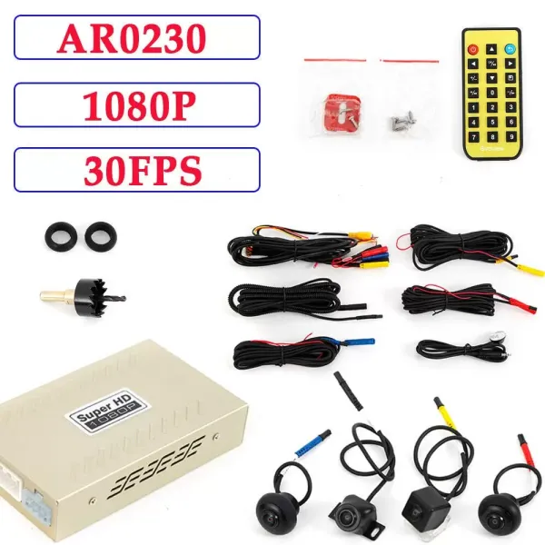 CNCEST High Definition 1080P surround digitale videorecorder met parkeerauto DVR 360