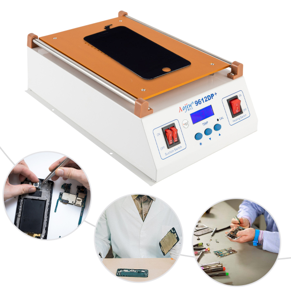 2 in 1 LCD-schermreparatiemachine Vacuüm 14-inch glazen verwarmingsplaat Touchscreen-separatorplatform