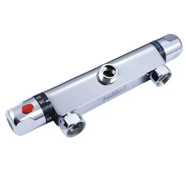 Thermostatische douchemengkraan - Opbouwmontage - 20 tot 50°C - Chroom