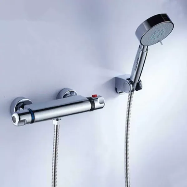Thermostatische douchemengkraan - Opbouwmontage - 20 tot 50°C - Chroom Thermostatische douchemengkraan - Opbouwmontage - 20 tot 50°C - Chroom