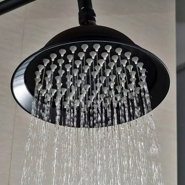 8" retro douchezuil - Met douchekop - Hoogte verstelbaar van 80 tot 120 cm 8" retro douchezuil - Met douchekop - Hoogte verstelbaar van 80 tot 120 cm