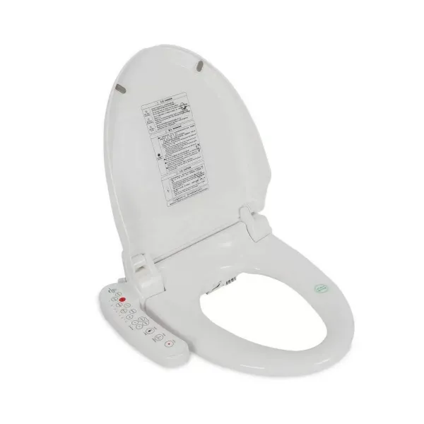 Premium toiletbril - Wit - Antibacterieel - Elektrisch verwarmde zitting - Dubbele sproeiers Hygiënisch wassen