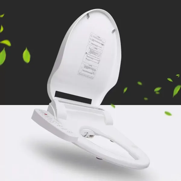 Elektrische bidetzitting Smart toiletdeksel met mondstuk Verwarmde zitting Bidetopzetstuk Toiletzitting Wit Elektrische bidetzitting Smart toiletdeksel met mondstuk Verwarmde zitting Bidetopzetstuk Toiletzitting Wit