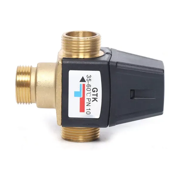 3-wegmengkraan voor warm en koud water - Bescherming tegen verbranding - Thermostaatkop DN20 - 1,9 m3/h 3-wegmengkraan voor warm en koud water - Bescherming tegen verbranding - Thermostaatkop DN20 - 1,9 m3/h