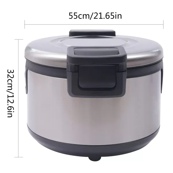 19L roestvrijstalen rijstverwarmer soepverwarmer met grote capaciteit voor restaurantvoedselijzer 19L roestvrijstalen rijstverwarmer soepverwarmer met grote capaciteit voor restaurantvoedselijzer