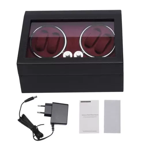 CNCEST automatische watchwinder voor 4+6 horloges Horlogebox CNCEST automatische watchwinder voor 4+6 horloges Horlogebox