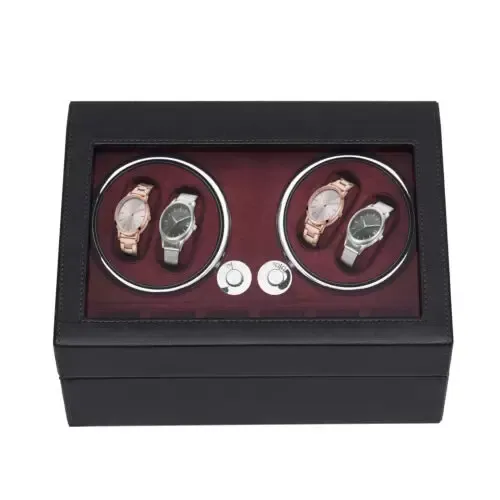 CNCEST automatische watchwinder voor 4+6 horloges Horlogebox CNCEST automatische watchwinder voor 4+6 horloges Horlogebox