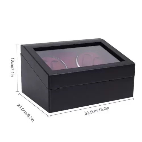 CNCEST automatische watchwinder voor 4+6 horloges Horlogebox CNCEST automatische watchwinder voor 4+6 horloges Horlogebox