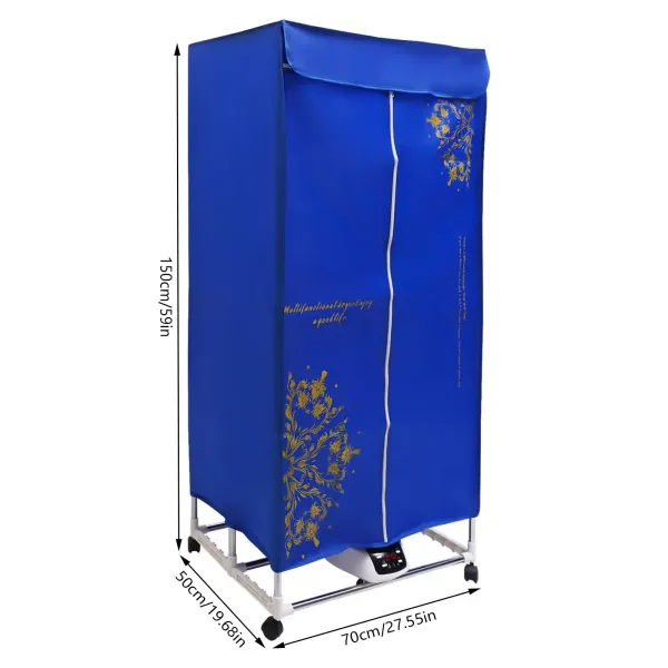 Bazargame Elektrische wasdroger Kledingdrogen Opvouwbare droger Droogrek Elektrisch verwarmbare reismachine Bazargame Elektrische wasdroger Kledingdrogen Opvouwbare droger Droogrek Elektrisch verwarmbare reismachine