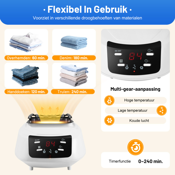 Bazargame Elektrische wasdroger Kledingdrogen Opvouwbare droger Droogrek Elektrisch verwarmbare reismachine Bazargame Elektrische wasdroger Kledingdrogen Opvouwbare droger Droogrek Elektrisch verwarmbare reismachine