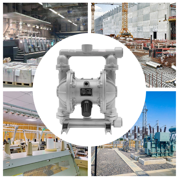 QBK-25L pneumatische membraanpomp, membraanpomp, dubbele membraanpomp