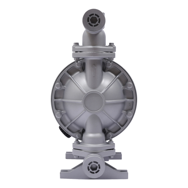 Dubbele luchtaangedreven membraanpompinlaat 1/2 inch 4 uitgangen Aluminiumlegering 44 GPM Max. 115PSI QBK_40L