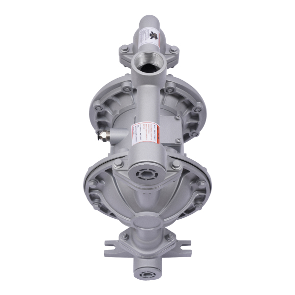 Dubbele luchtaangedreven membraanpompinlaat 1/2 inch 4 uitgangen Aluminiumlegering 44 GPM Max. 115PSI QBK_40L