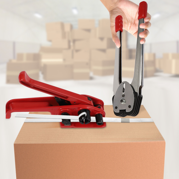 Handmatige omsnoeringsset inclusief omsnoeringsclips voor spanner PP-verpakking Handmatige omsnoeringsset inclusief omsnoeringsclips voor spanner PP-verpakking