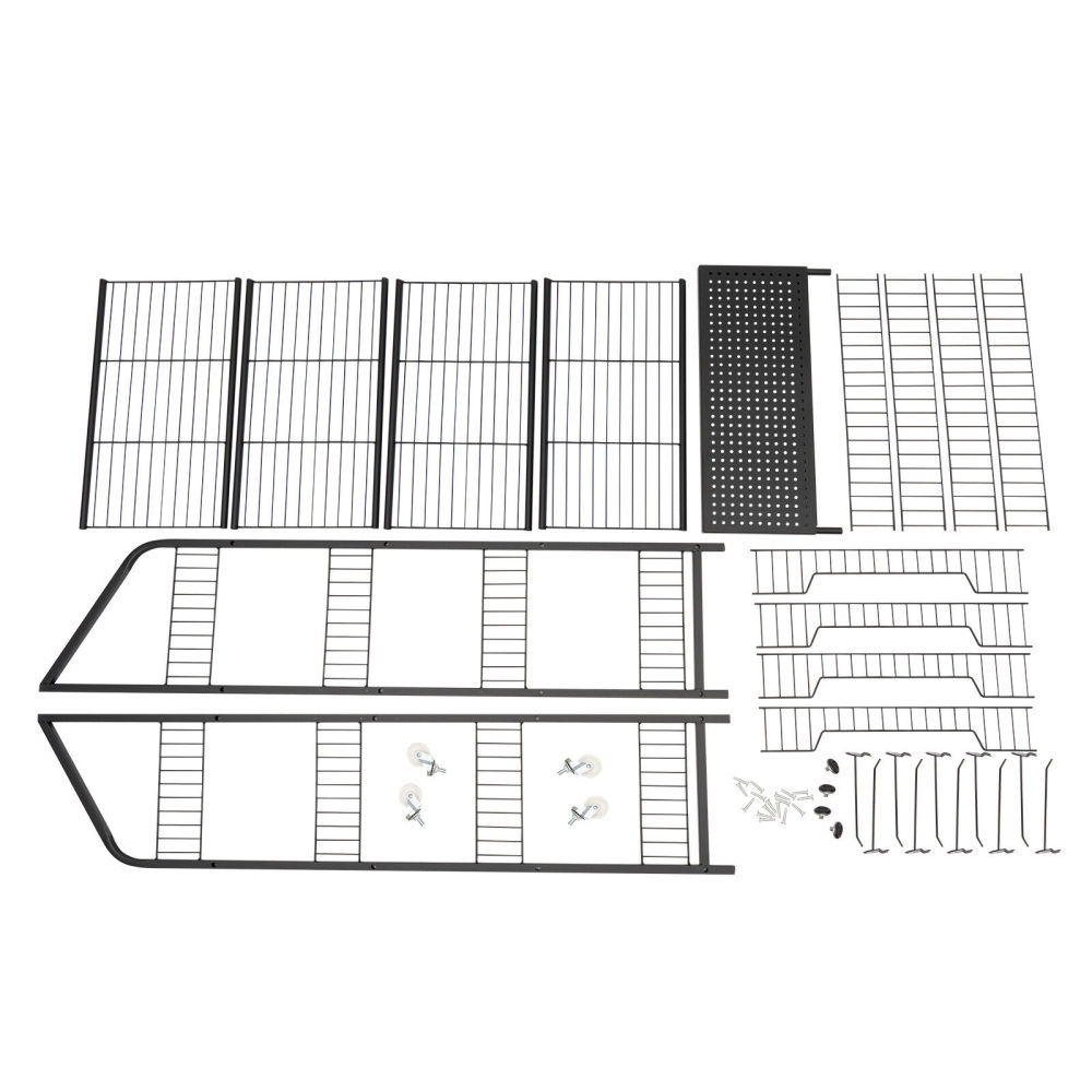 4-laags winkeldisplayrek, snack-snoepdisplayorganizer, snackrek, mandstandaardwagen