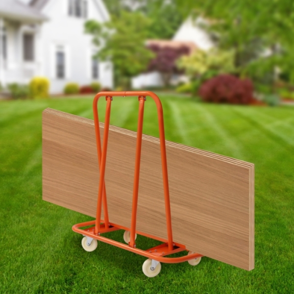 Opvouwbare paneelwagen, gipsplaat, voor het verplaatsen van klaptafels, matrassen, gipsplaten, oranje, 1600 lbs Opvouwbare paneelwagen, gipsplaat, voor het verplaatsen van klaptafels, matrassen, gipsplaten, oranje, 1600 lbs