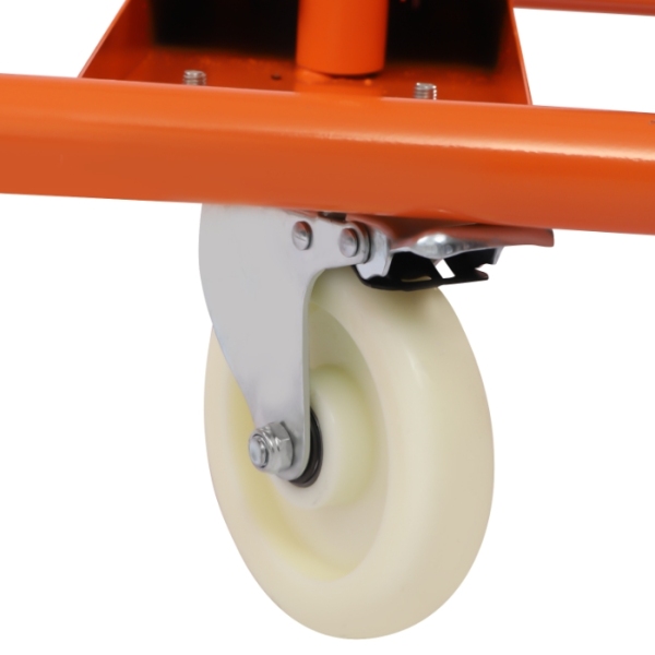 Opvouwbare paneelwagen, gipsplaat, voor het verplaatsen van klaptafels, matrassen, gipsplaten, oranje, 1600 lbs Opvouwbare paneelwagen, gipsplaat, voor het verplaatsen van klaptafels, matrassen, gipsplaten, oranje, 1600 lbs