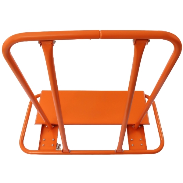 Opvouwbare paneelwagen, gipsplaat, voor het verplaatsen van klaptafels, matrassen, gipsplaten, oranje, 1600 lbs Opvouwbare paneelwagen, gipsplaat, voor het verplaatsen van klaptafels, matrassen, gipsplaten, oranje, 1600 lbs