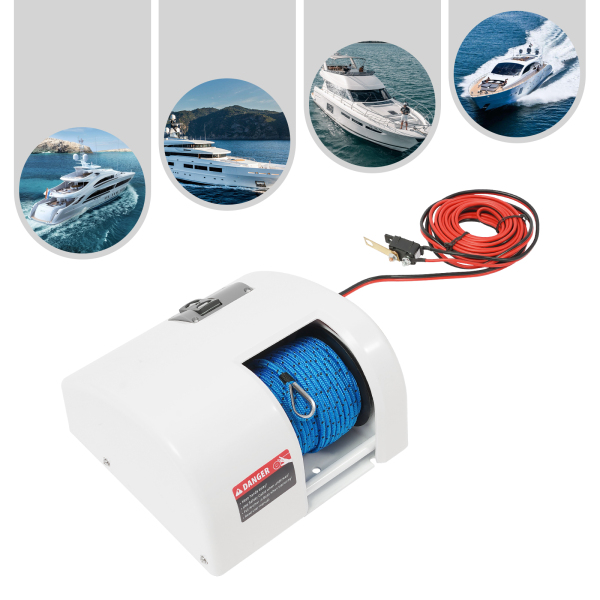 Elektrische ankerlier voor boten, 25 lbs Boate ankerlier, ankerlier met afstandsbediening Elektrische ankerlier voor boten, 25 lbs Boate ankerlier, ankerlier met afstandsbediening