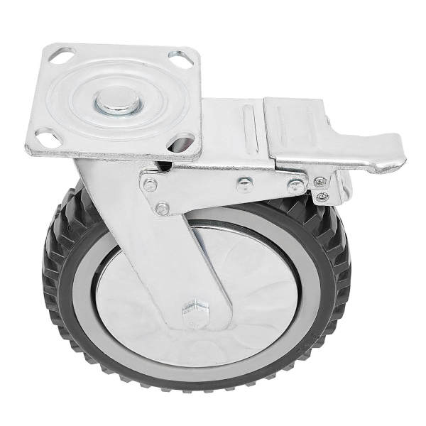 Set van 4 zware transportwielen met rem 8 inch - meubelwielen - zwenkwielen tot 1000 kg