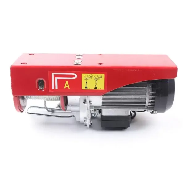 Elektrische takel 800/1000 kg met noodstopschakelaar 220 V 1600 W Elektrische lier IP40 - Beschermingsklasse 6 mm