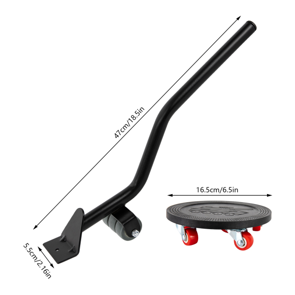 Meubeltransportwielset, 4 meubelwielen + 1 meubellift, meubelwielen 360° zwenkwielen