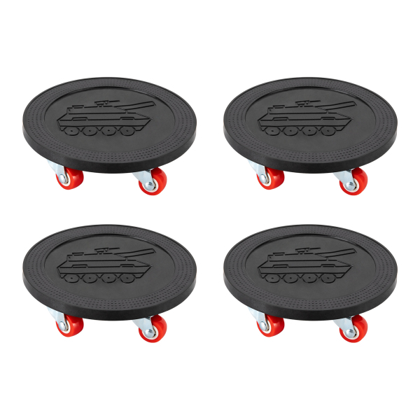 Meubeltransportwielset, 4 meubelwielen + 1 meubellift, meubelwielen 360° zwenkwielen