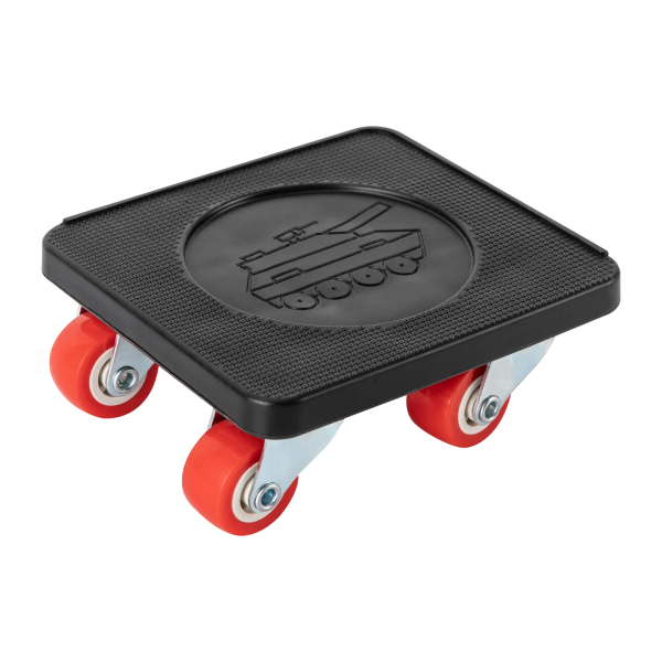 Meubelwielen meubeltransportwielenset, 360 graden roterende pads PVC-wiel