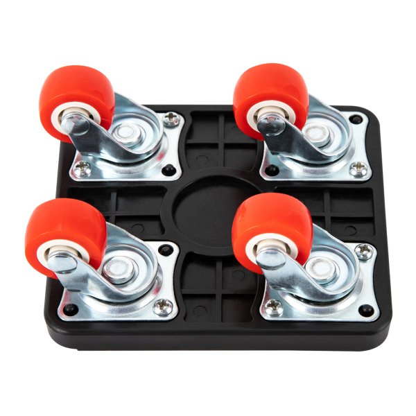 Meubelwielen meubeltransportwielenset, 360 graden roterende pads PVC-wiel