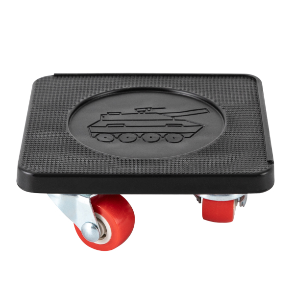 Meubelwielen meubeltransportwielenset, 360 graden roterende pads PVC-wiel