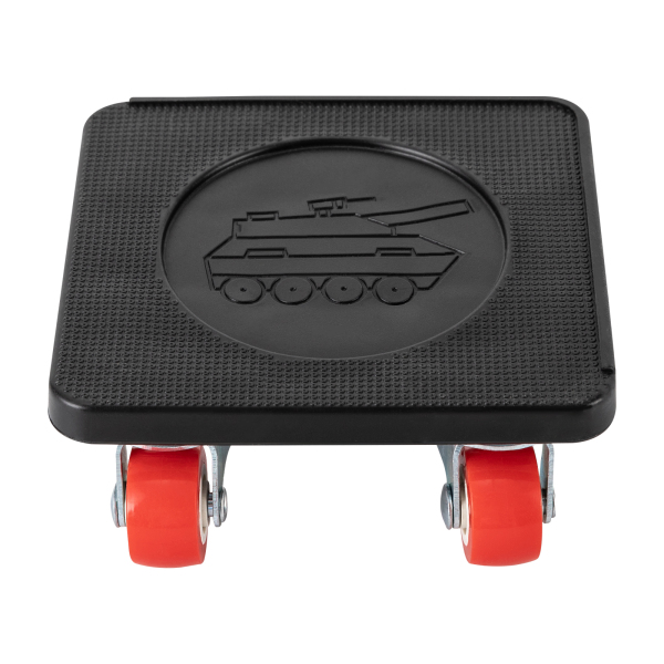 Meubelwielen meubeltransportwielenset, 360 graden roterende pads PVC-wiel