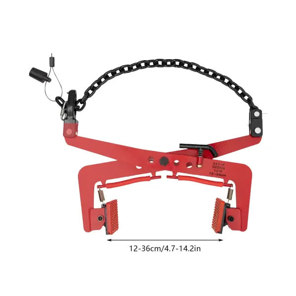 Hijsklemmen, 6-12 inch hijstangen, glazen platen verticale stalen plaatklem, 325kg-rood Hijsklemmen, 6-12 inch hijstangen, glazen platen verticale stalen plaatklem, 325kg-rood