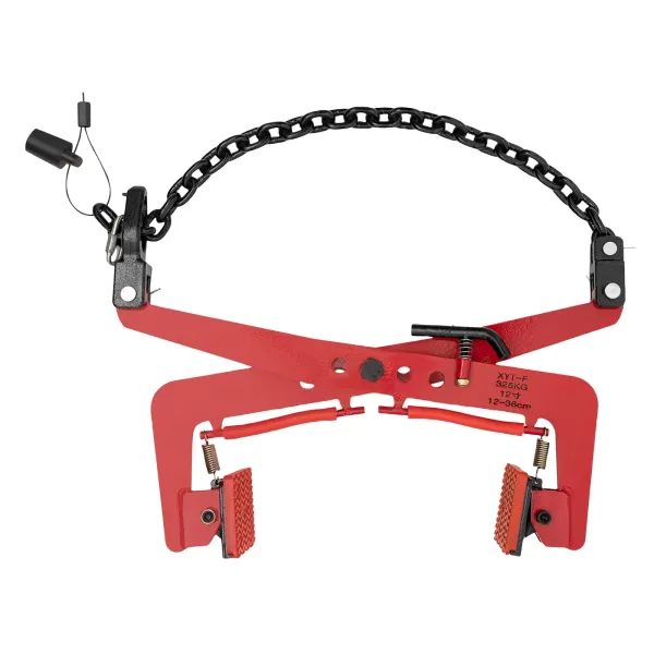 Hijsklemmen, 6-12 inch hijstangen, glazen platen verticale stalen plaatklem, 325kg-rood