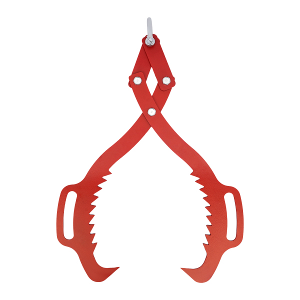 Houttang, bosbouwtang voor boomstammen tot 635 mm, 1000 kg trekkracht (rood)