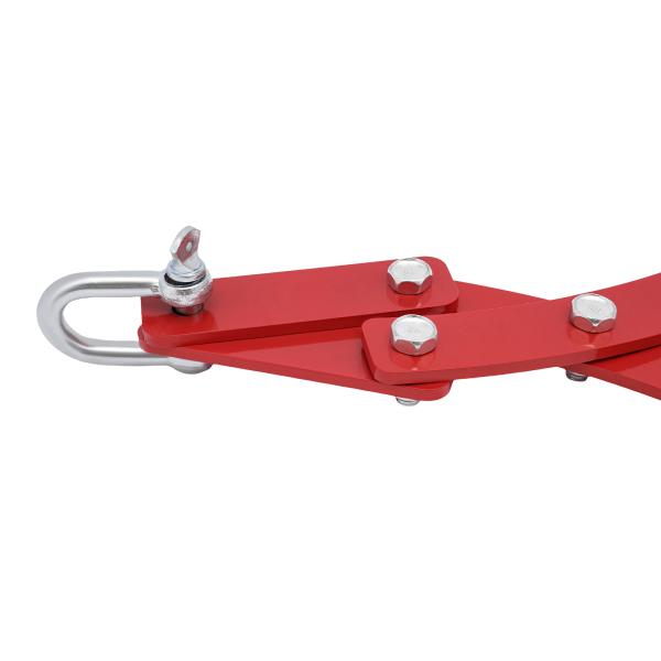 Houttang, bosbouwtang voor boomstammen tot 635 mm, 1000 kg trekkracht (rood)