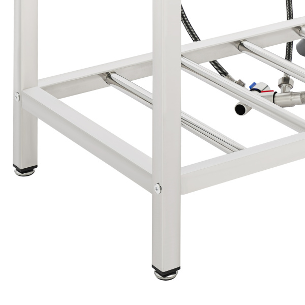 75x40x78cm RVS Keuken Spoelbak, Vrijstaande Buiten Keuken Spoelbak, RVS Spoelbak met Kraan 75x40x78cm RVS Keuken Spoelbak, Vrijstaande Buiten Keuken Spoelbak, RVS Spoelbak met Kraan