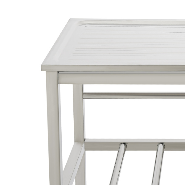 75x40x78cm RVS Keuken Spoelbak, Vrijstaande Buiten Keuken Spoelbak, RVS Spoelbak met Kraan 75x40x78cm RVS Keuken Spoelbak, Vrijstaande Buiten Keuken Spoelbak, RVS Spoelbak met Kraan
