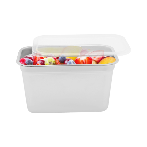 8 stuks 15 cm hotelpannen, roestvrijstalen stoompannen, roestvrijstalen voedselcontainers met deksels 8 stuks 15 cm hotelpannen, roestvrijstalen stoompannen, roestvrijstalen voedselcontainers met deksels