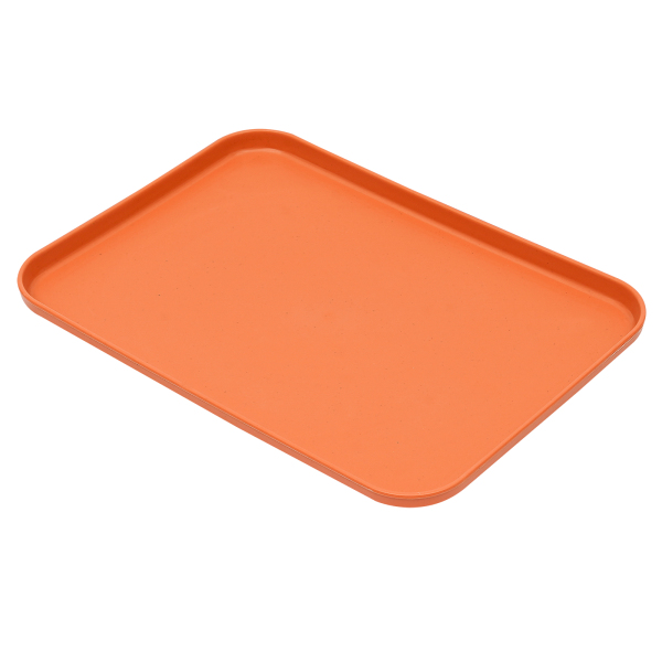 Verpakking van 20 stuks 31 x 22 cm plastic dienblad, plastic fastfood dienblad, rechthoekig dienblad, antislip plastic dienblad (12 x 9 inch)