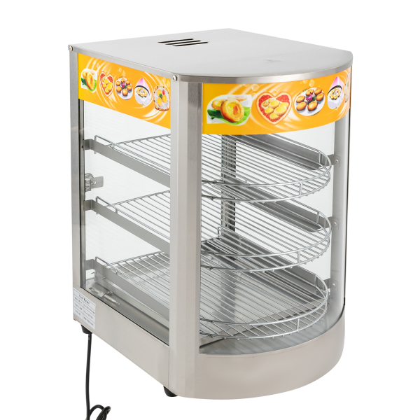 Commerciële verwarmingskast Desktopverwarmingskast Elektrische verwarmingskast met drie niveaus voor kantines, bakkerijen, cafés, fastfoodrestaurants