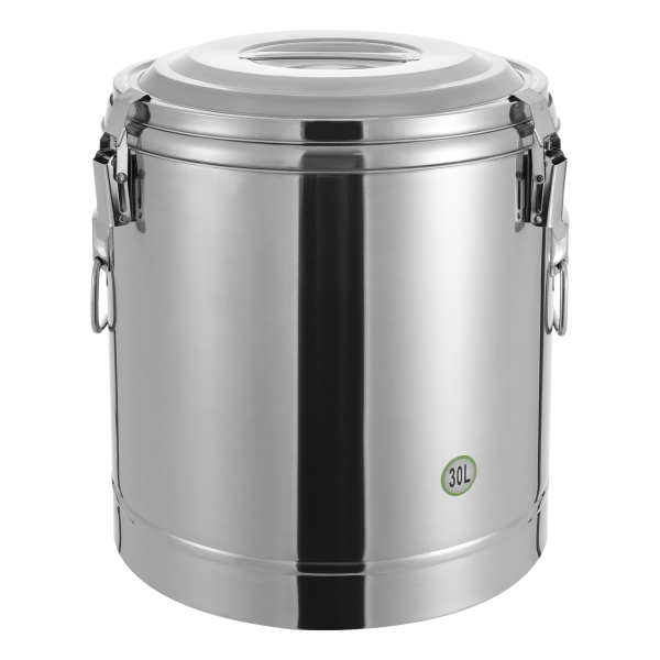 Isothermische emmer, Isothermische soepcontainer, Isothermische soepdrager, Inhoud: 30L, 34.5*38.5cm, Zilver Isothermische emmer, Isothermische soepcontainer, Isothermische soepdrager, Inhoud: 30L, 34.5*38.5cm, Zilver