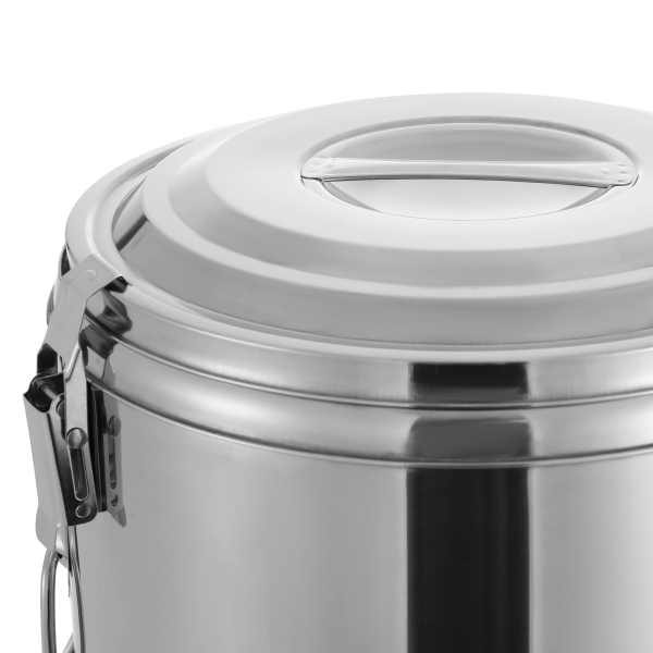 Isothermische emmer, Isothermische soepcontainer, Isothermische soepdrager, Inhoud: 30L, 34.5*38.5cm, Zilver