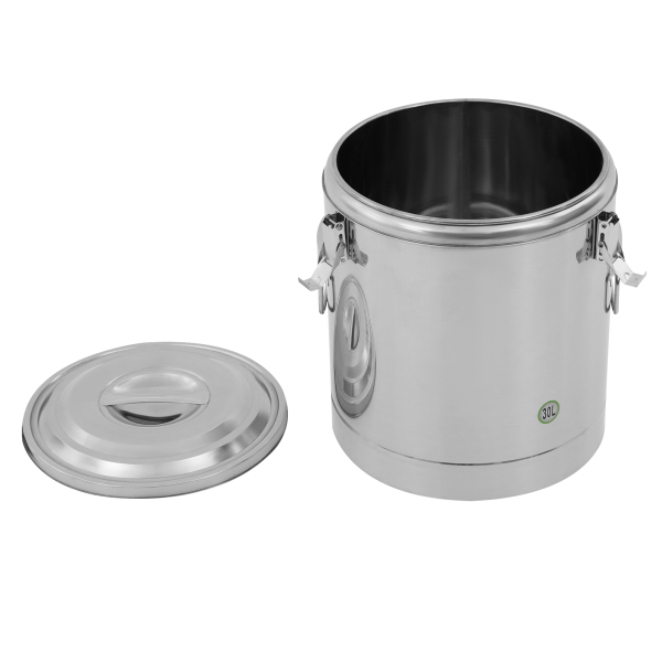 Isothermische emmer, Isothermische soepcontainer, Isothermische soepdrager, Inhoud: 30L, 34.5*38.5cm, Zilver