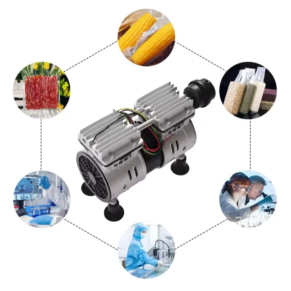 220V micro-membraan tandheelkundige laboratoriumvacuümpomp 550w luchtpomp 3.6cfm